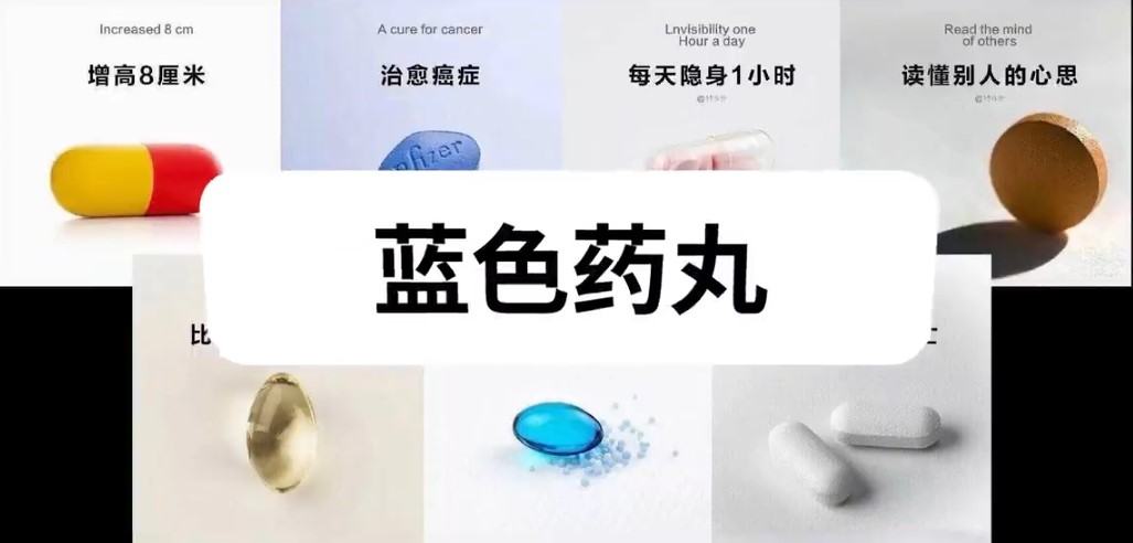 蓝色药丸什么梗