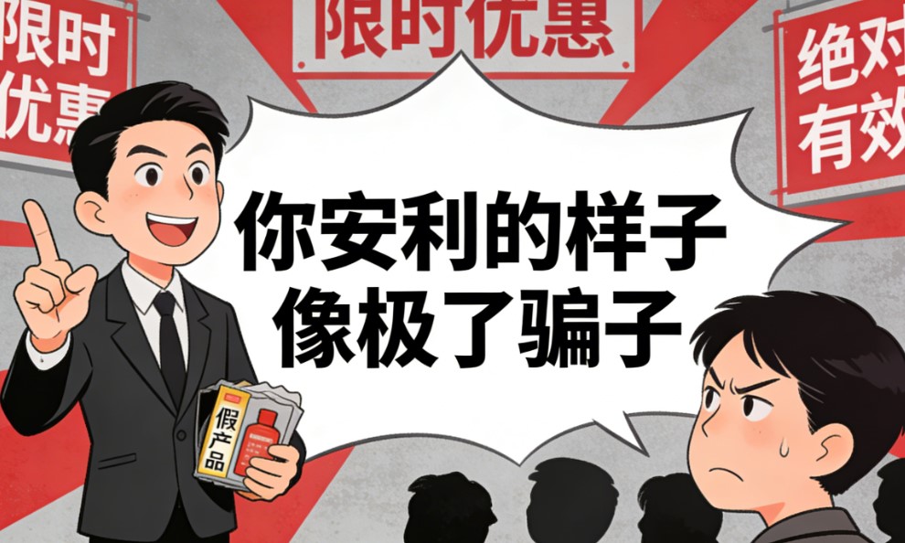 你安利的样子像极了骗子是什么梗？